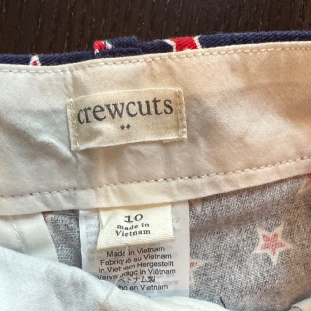 Crewcuts Navy Shorts with Red and White Stars - Picture 2 of 4